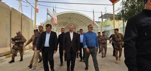 بازدید سفیر ایران و مقام های عراقی از مرز خسروی